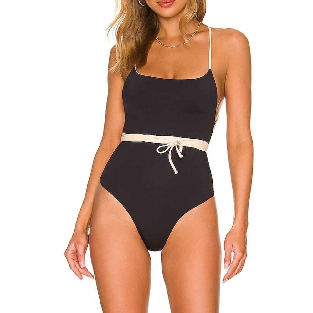 Kya Gianna Reversible One Piece in Black & Bone size L.